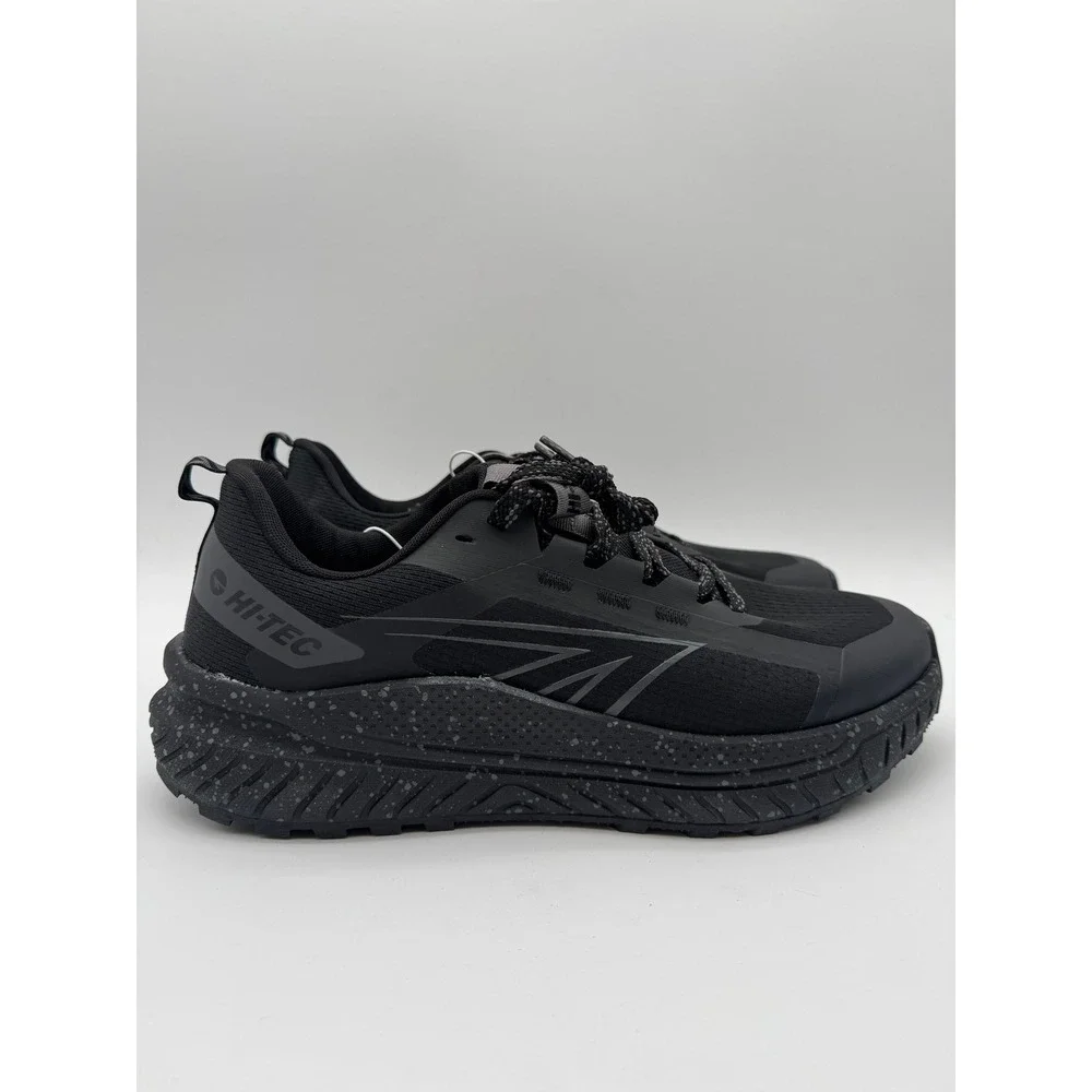 Hi-Tec Men's Running Shoes Size 12 Black Athletic Sneakers Lightweight - Picture 3 of 6